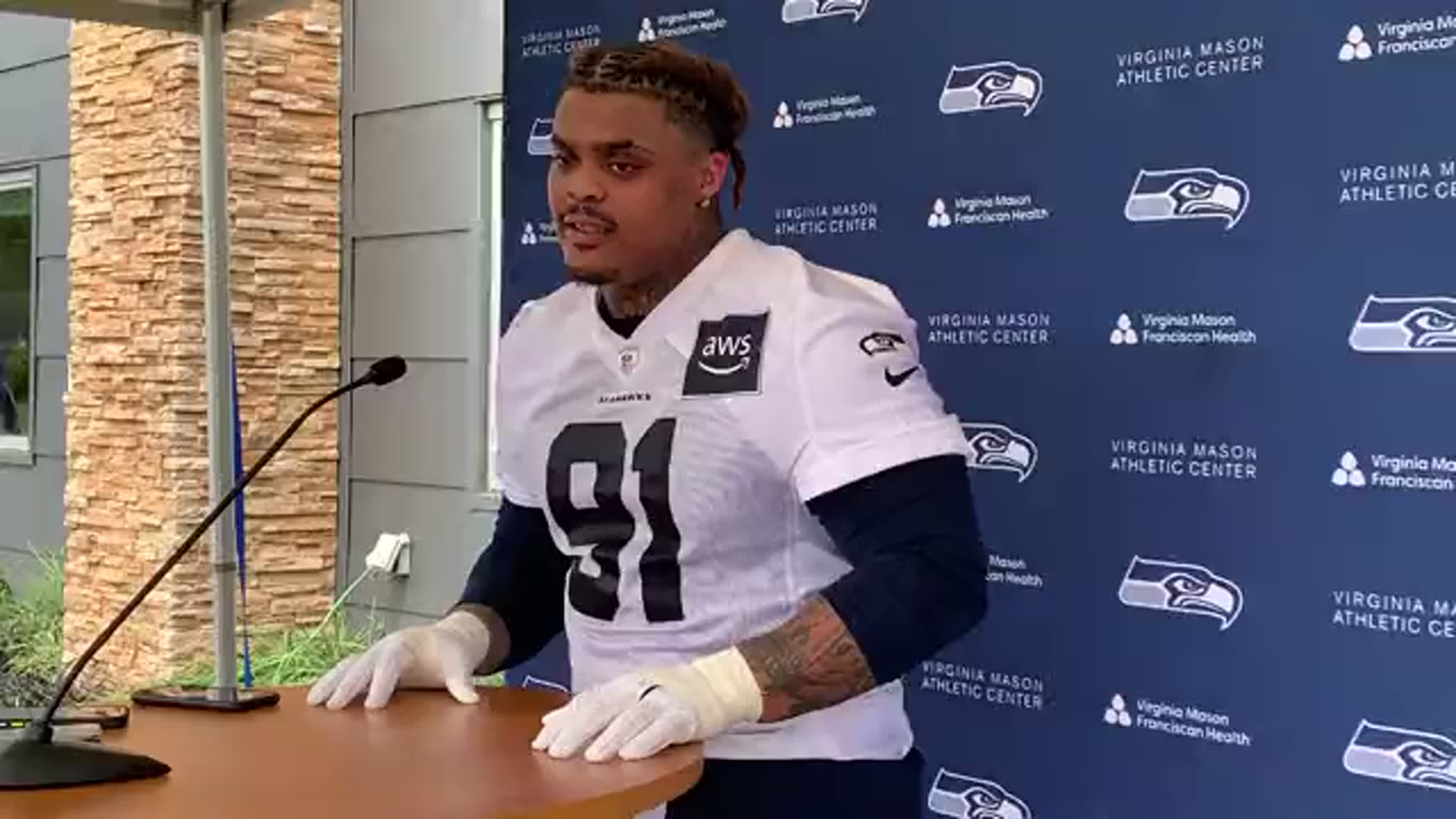 Top draft pick Byron Murphy II at Seahawks rookie minicamp 'I LOVE