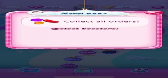 Candy crush: 19/6 level 6257