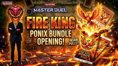 Yu-Gi-Oh! Master Duel opening Legendary Fire King Ponix C...