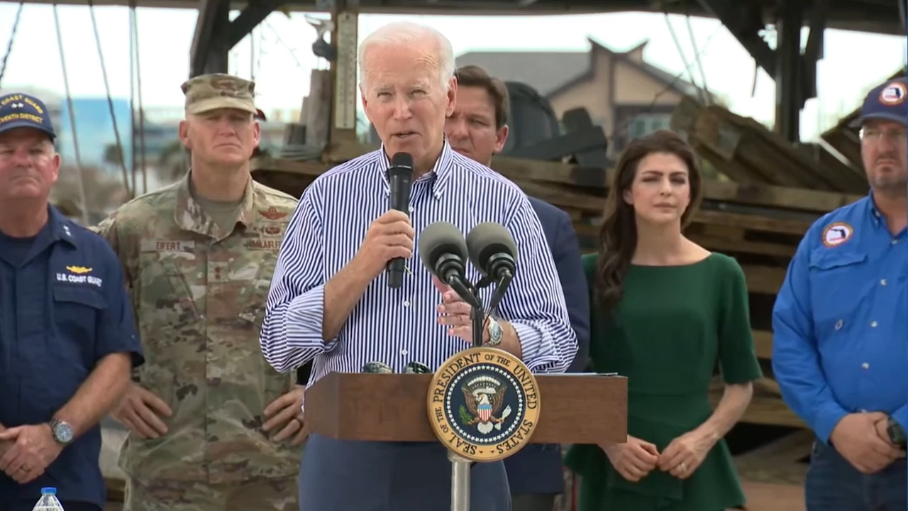 Biden And DeSantis Deliver Remarks On Response To Hurricane Ian | Miami ...