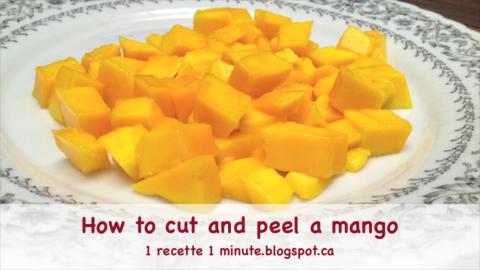 How to Quickly Cut and Peel a Mango