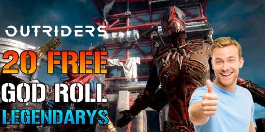 Outriders: 20 FREE GOD ROLL Legendary Items! For Almost E...