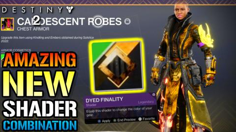 Destiny 2: NEW Shader Combination Is Amazing! YOU MUST GE...