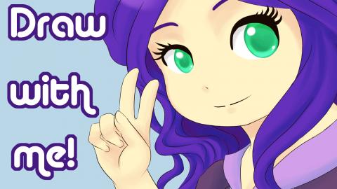 DRAW WITH ME | Anime girl