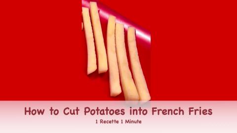 How to Cut Potatoes into French Fries / Food Hacks