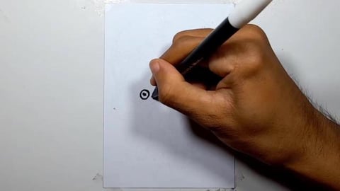 Drawing STICHED ZOMBIE HEAD GRAFFITI shorts