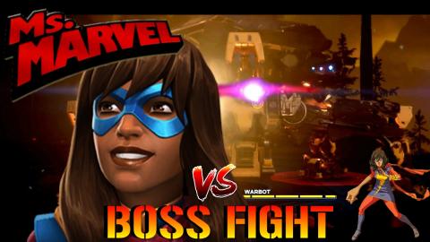 Marvel's Avengers: Ms. Marvel Vs The Warbot BOSS FIGHT & ...