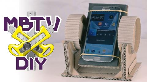 Cardboard DIY adjustable Mobile Phone Light Stand