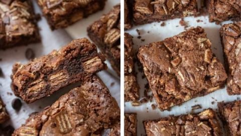 Whip up these brownies without a mixer! One bowl recipe! ...