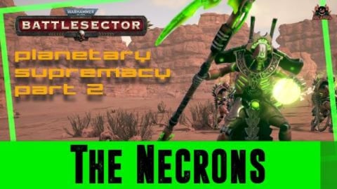 The Necrons  Warhammer 40000 Battlesector // Planetary Su...