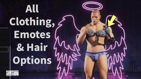 All Clothing, Emotes & Hair Options in Saints Row_ Self M...