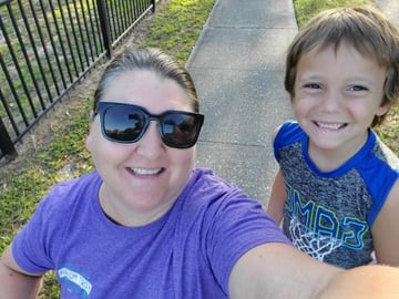 Walking The Dogs With Grandma