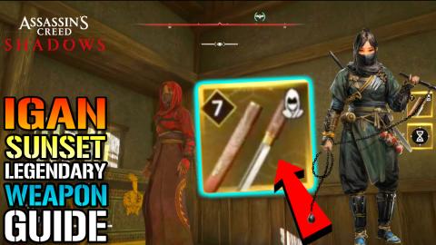 Assassin's Creed shadows: "Igan Sunset" Legendary Tanto L...