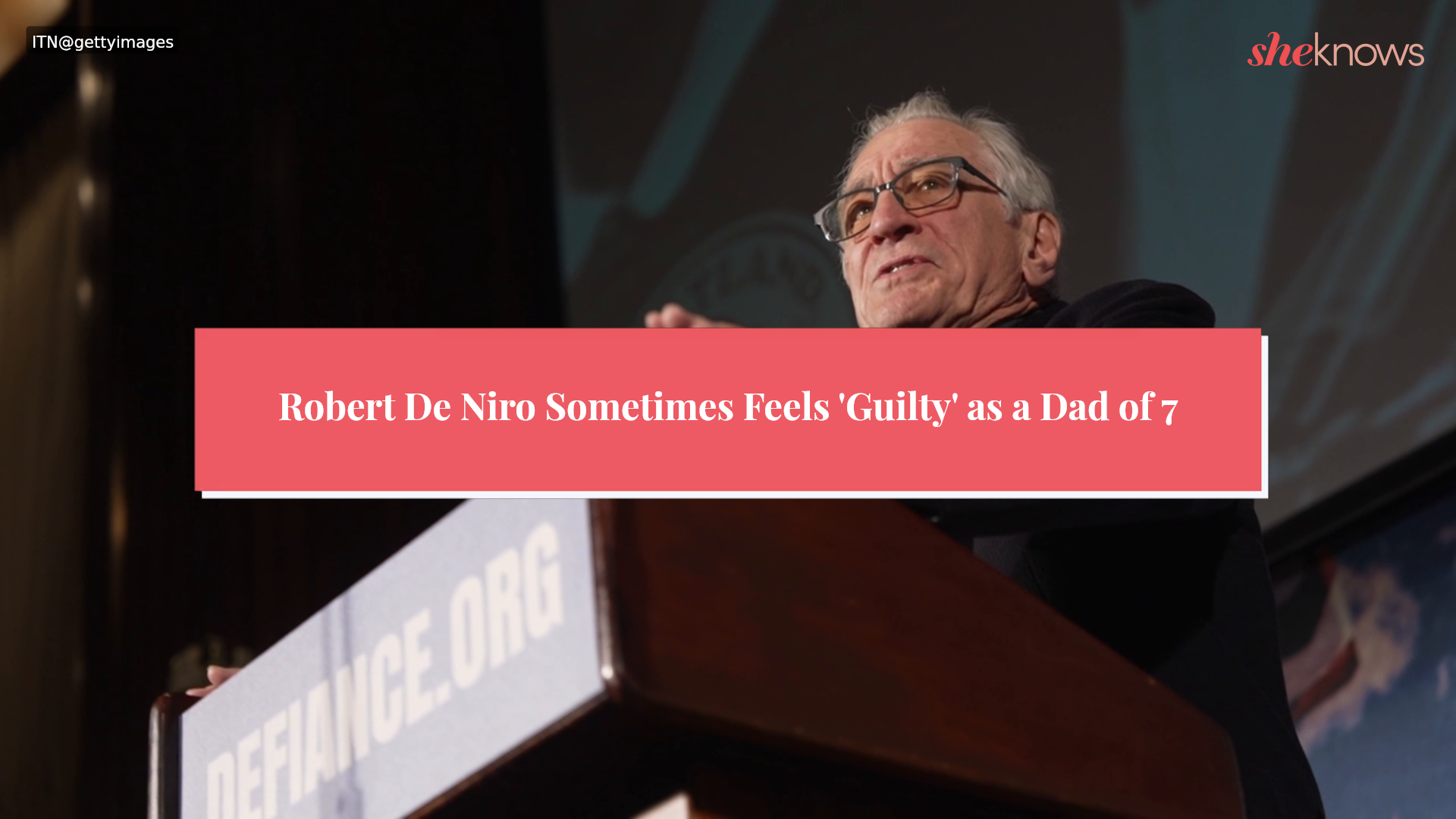 Robert De Niro Sometimes Feels 'Guilty' as a Dad of 7