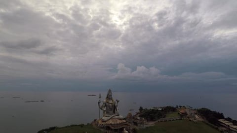 123 Ft Shiva Statue From Murudeshwar Temple Gopura | Karn...