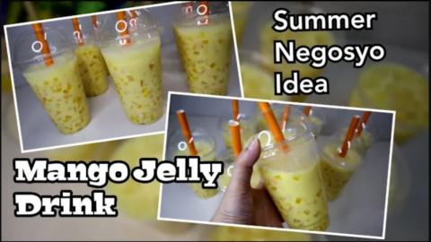 MANGO JELLY DRINK (pang NEGOSYO idea recipe) | Perfect ng...