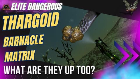 Thargoid barnacle matrix Discoveries - FOR SCIENCE // Eli...