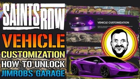 Saints Row: Vehicle Customization! How To Unlock Jimrob's...