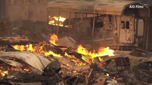 California's Dixie Fire just 21% contained as aircrafts move in to fight flames