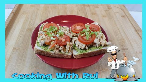 Avocado And Scrambled Eggs On Toast