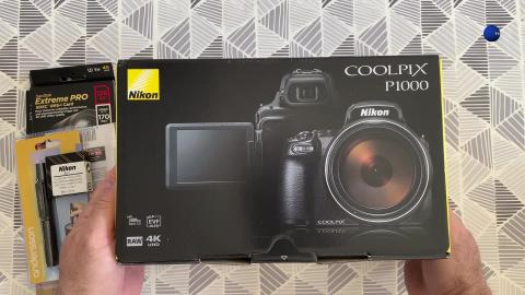 Nikon Coolpix P1000 Camera unbox with Accessory