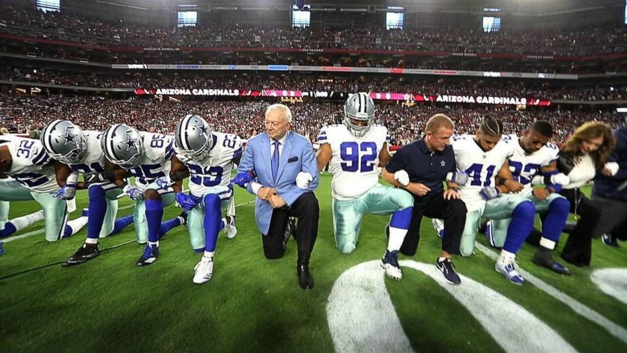 Jerry Jones: Cowboys 'will not play' if they disrespect flag - Los