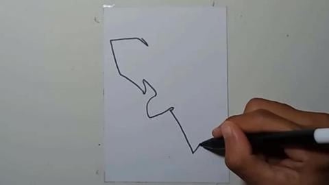 Drawing Graffiti letter F V3 Shorts