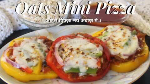 Snack Day 3- Delicious Oats Pizza In New Style & Look|Low...