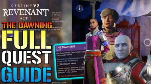 Destiny 2: "The Dawning" FULL Quest Guide! The Dawning 20...