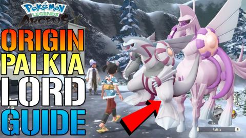 Pokemon Legends Arceus: How To Get ORIGIN PALKIA LORD! Ev...