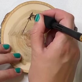 Painting on Wood piece