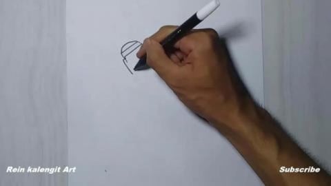 drawing gafity letter C #shorts