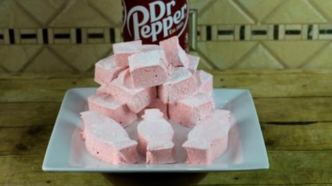 Dr Pepper Marshmallows _ Homemade Marshmallow Recipe