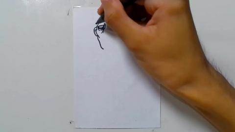 Drawing big brother walking zombie graffiti shorts