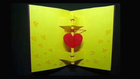 Valentines day card | Rotating Heart ❤️❤️❤️