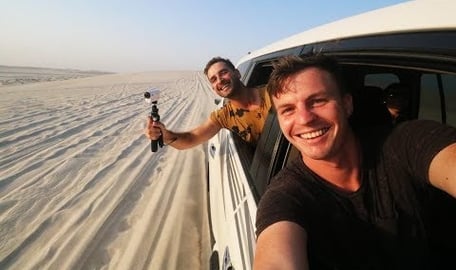 INTO THE DESERT - Qatar Vlog