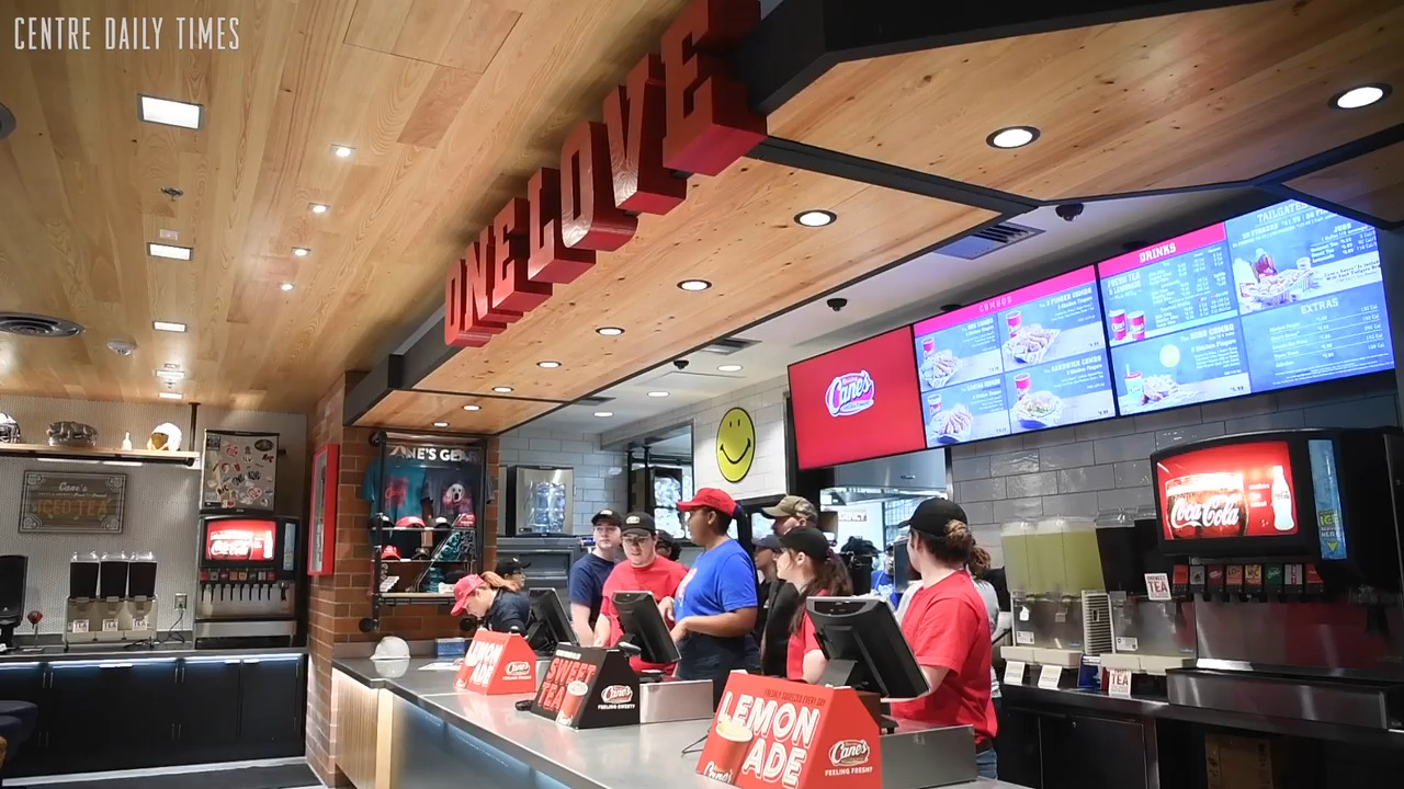 State College, PA Raising Cane’s full of Penn State icons Centre