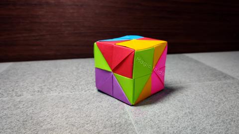 Origami Modular Cube | Origami Cube | Origami tutorial | ...