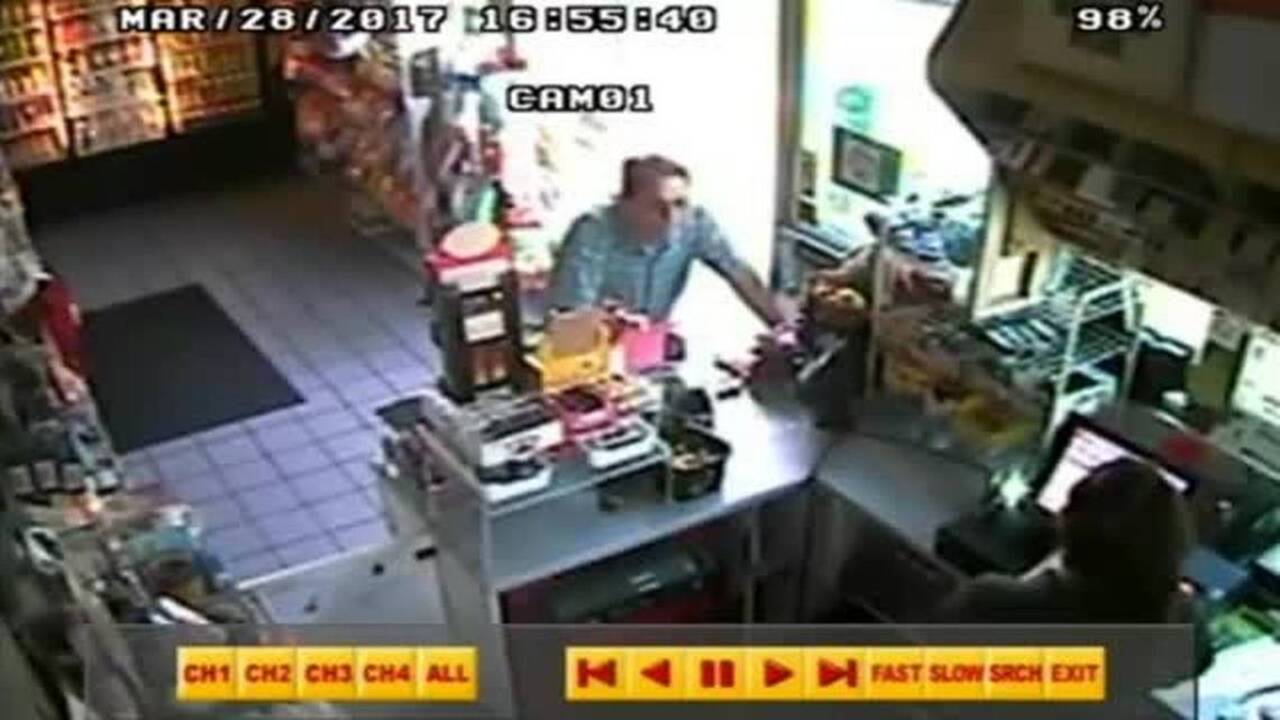 Man throws tantrum inside convenience store Fresno Bee