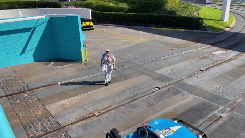 Magic Kingdom - Tomorrowland Speedway - Car Maintenance -...