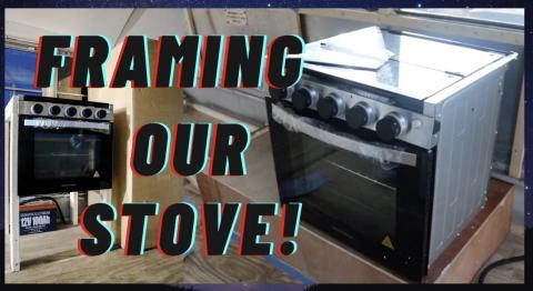 Framing Our Stove - Bus Conversion Ep 12