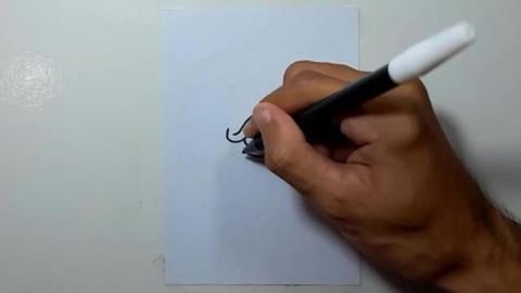 Drawing Grafiti scary-zombie-facee shorts