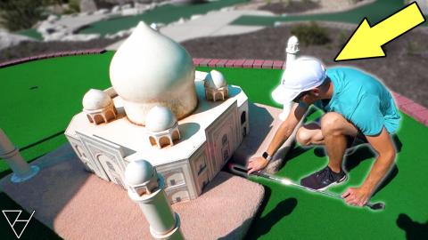 Amazing MUST PLAY Mini Golf Course! - INSANE Hole In One!...