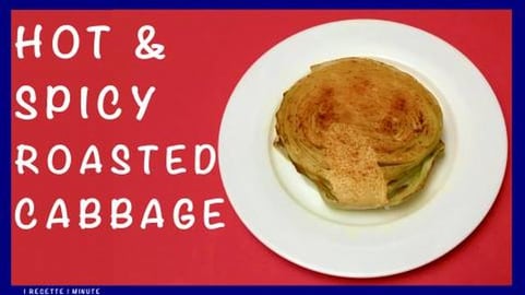 Hot & Spicy Roasted Cabbage Steaks (with Sriracha Sauce &...