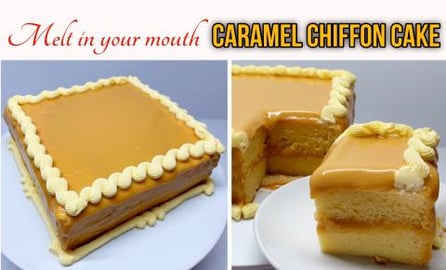 Caramel Chiffon Cake