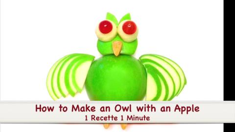 Fun Fruit Decoration: The Apple Owl