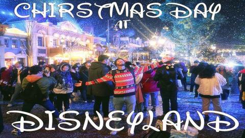 CHRISTMAS DAY AT DISNEYLAND CHINA! | Travel Vlog |