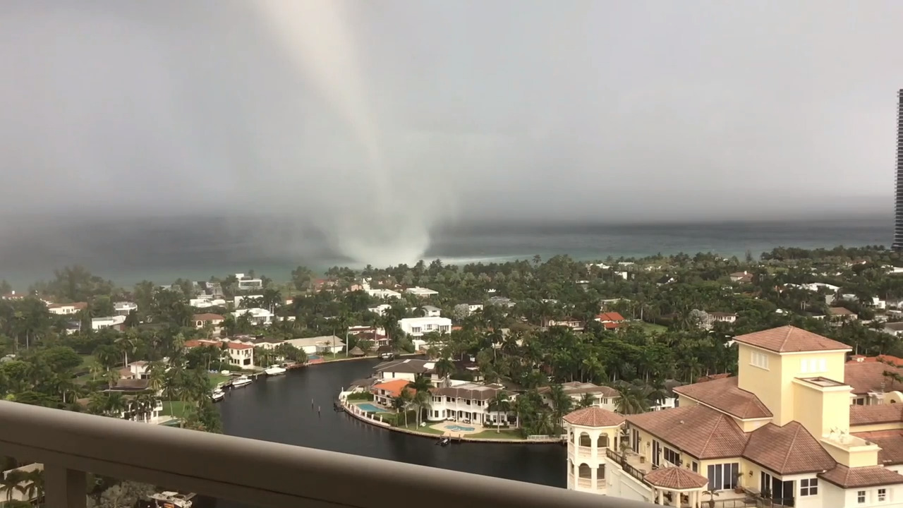 South FL Weather: Waterspout, Severe Storms Alert For Miami | Miami Herald