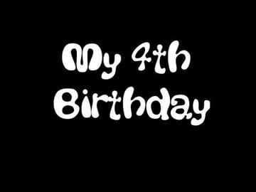 Our Dog Percy the Black Labrador Retriever's 4th Dog Birt...