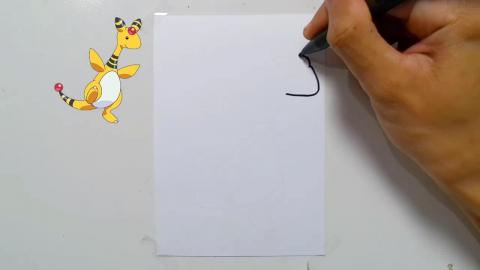 Drawing Pokemon Ampharos shorts